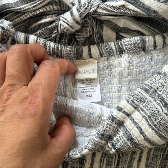 L*Space Strapless Wide Leg Jumpsuit Romper One Piece size M - Picture 7 of 7